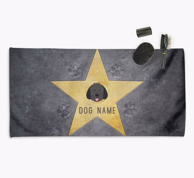 Star Of Fame - Personalised {breedFullName} Towel